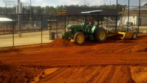 laser grade renovation baseball tifton turf farms