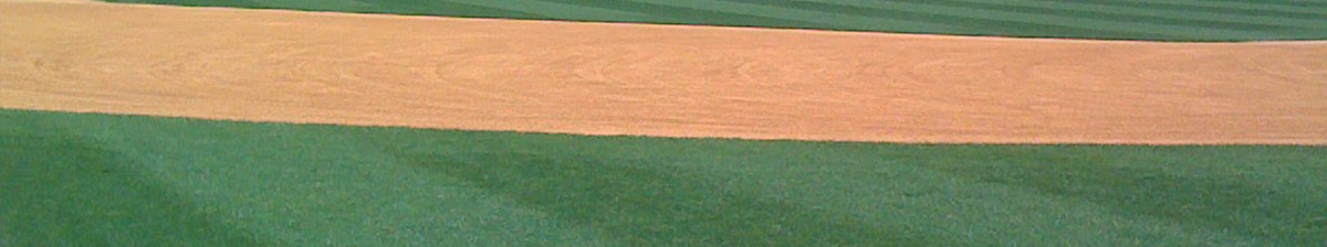 sod banner and baseball